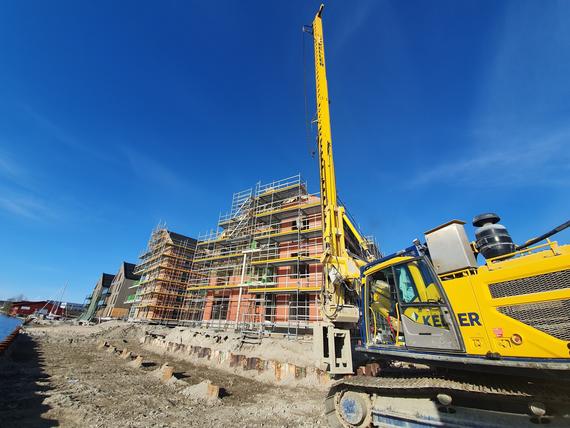 Lime Cement Columns installation