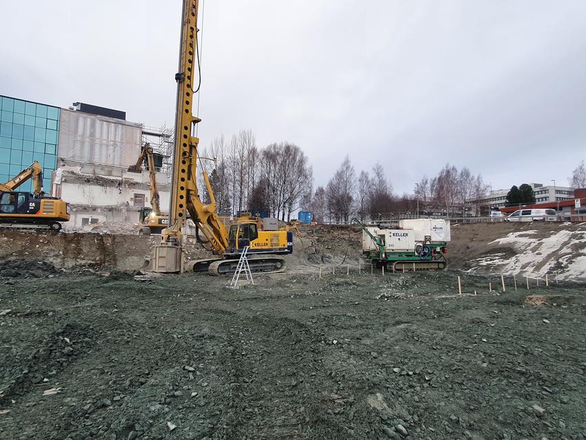 Kalksementpeler Sluppenveien